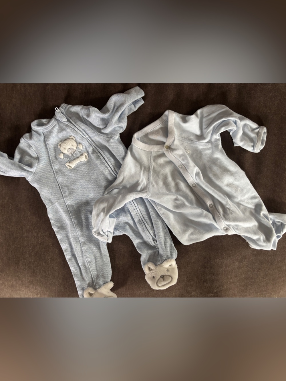 Baby Blue Newborn Bundle - Teddy Bear Ralph Lauren